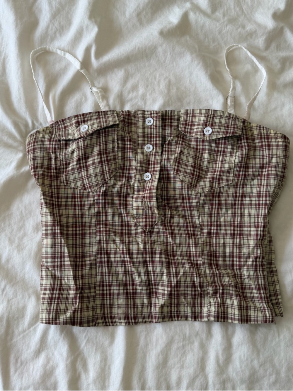 Jaded London Lulu Check Corset Top